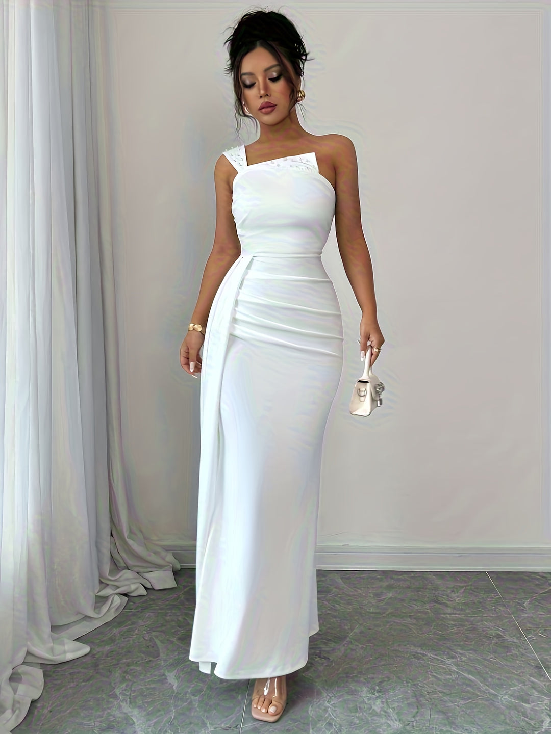 Freyja | One-Shoulder Bodycon Gown