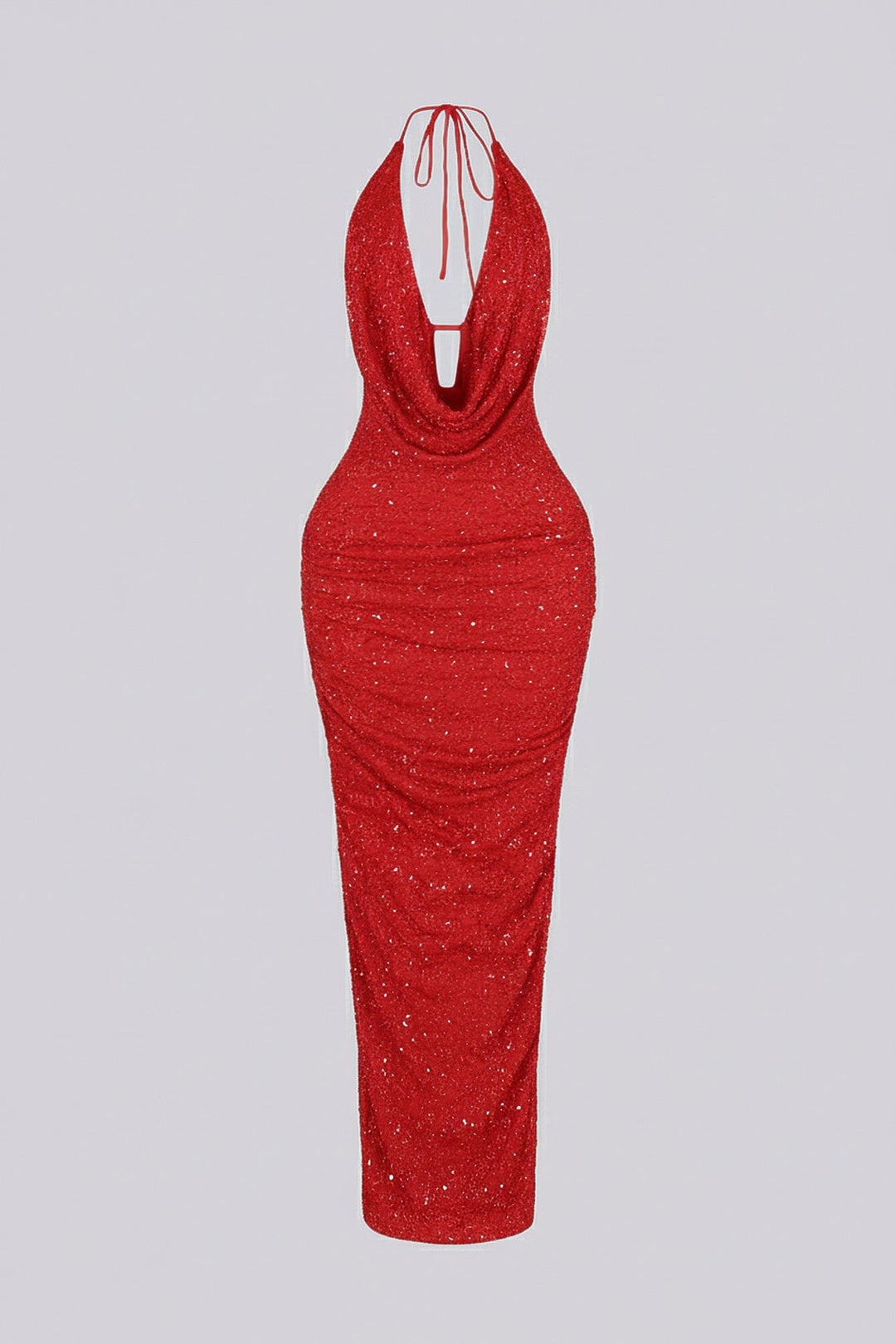 Sia | Rhinestone Halter Dress
