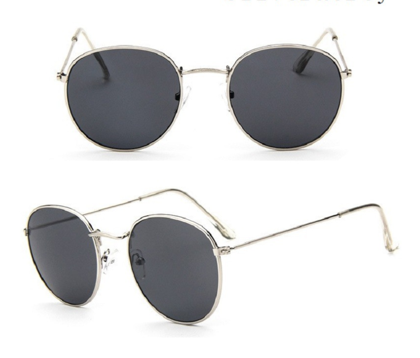 Ignis | Round Mirrored Metal Sunglasses