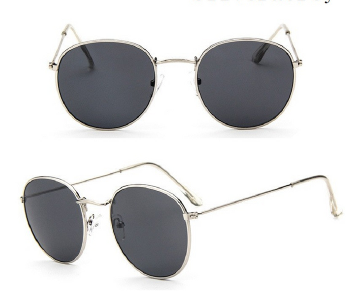 Ignis | Round Mirrored Metal Sunglasses