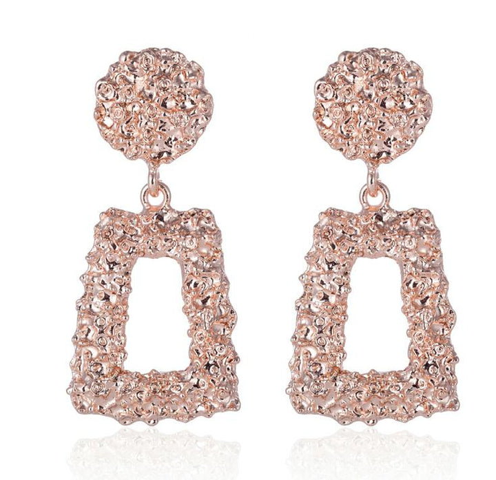 Cleodora | Geometric Drop Earrings