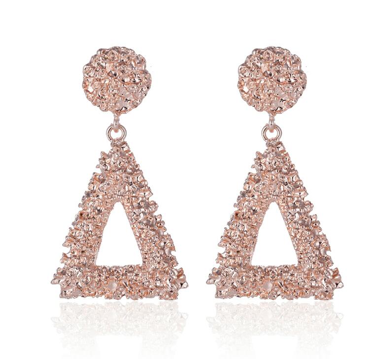 Cleodora | Geometric Drop Earrings