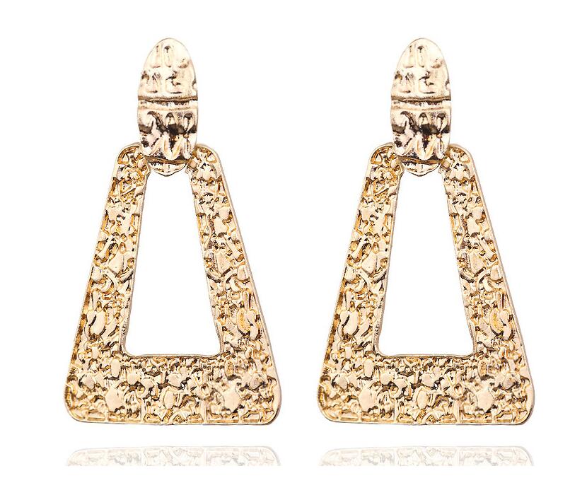 Cleodora | Geometric Drop Earrings