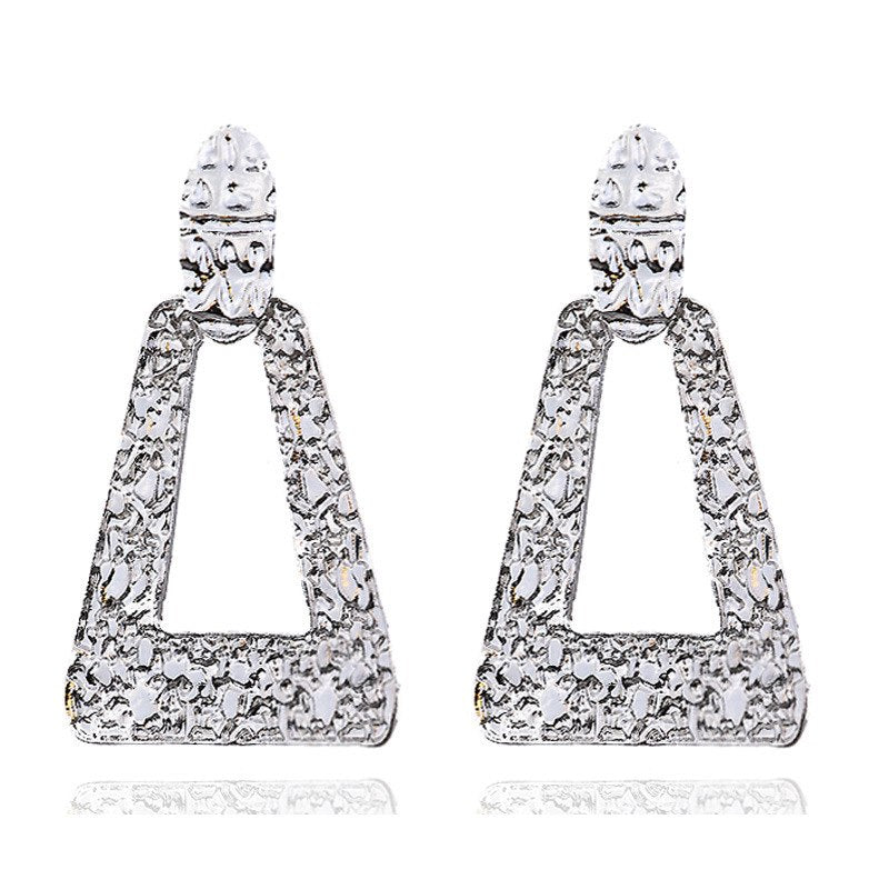 Cleodora | Geometric Drop Earrings