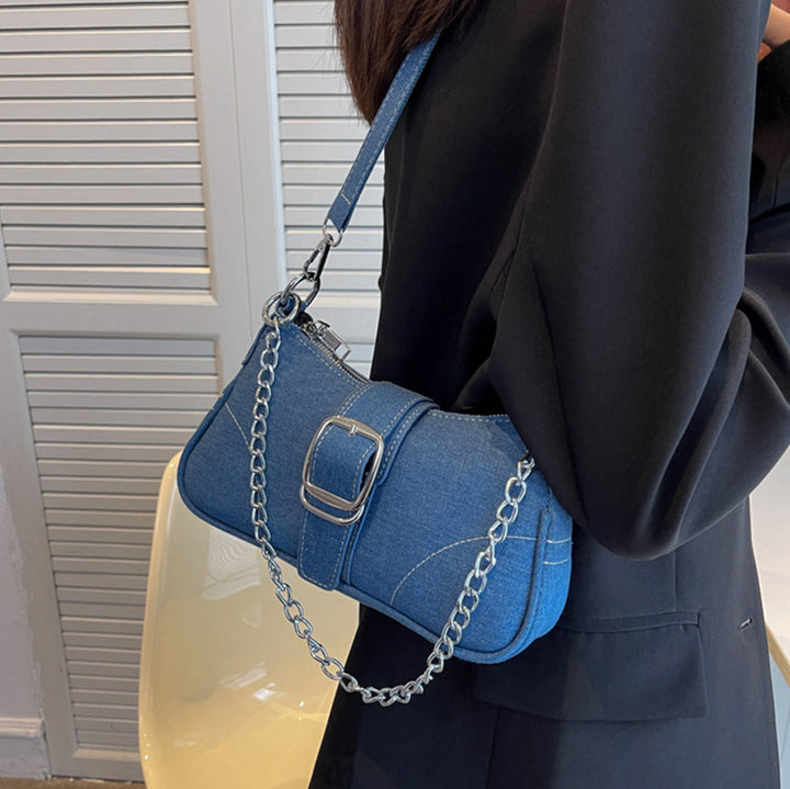 Nora | Vintage Denim Shoulder Bag