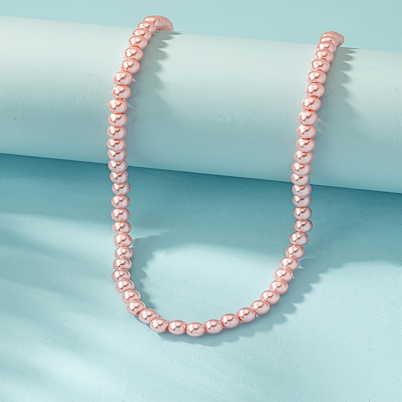 Margot | Classic Faux Pearl Choker Necklace