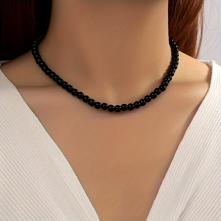 Margot | Classic Faux Pearl Choker Necklace
