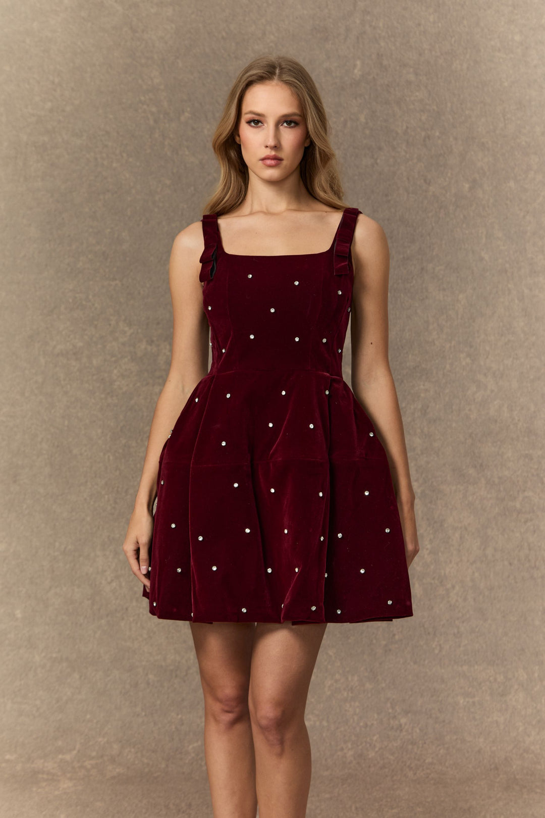 Seraphina | Square Neck Mini Dress
