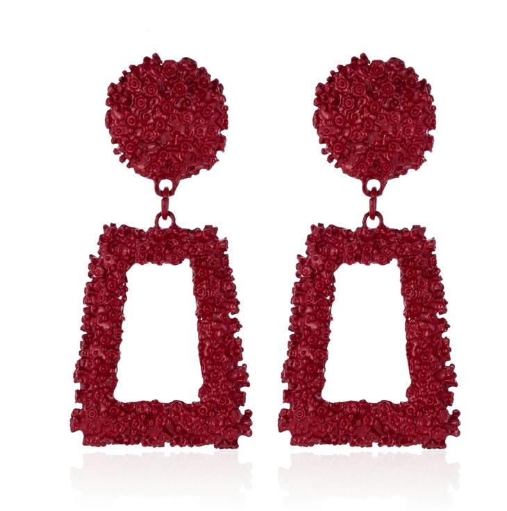 Cleodora | Geometric Drop Earrings
