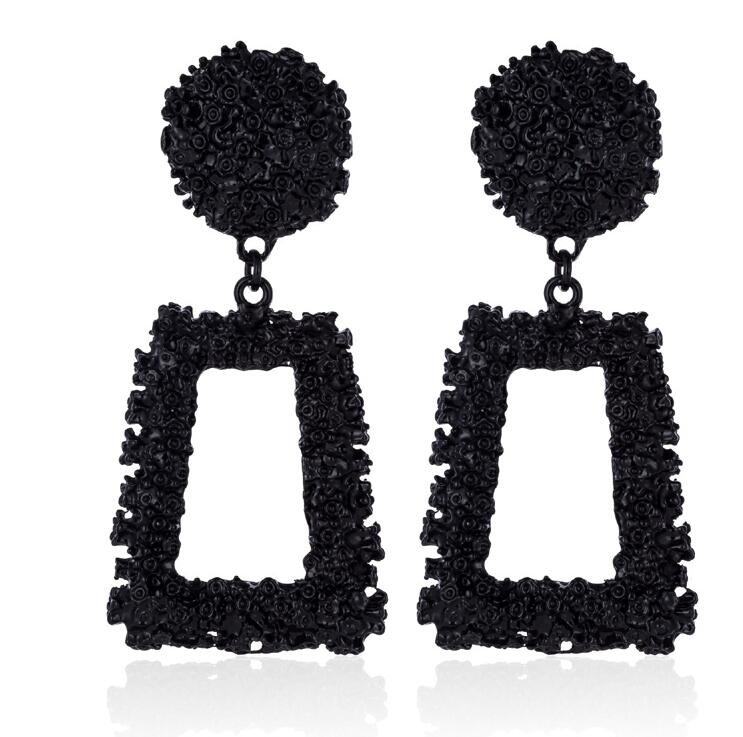 Cleodora | Geometric Drop Earrings