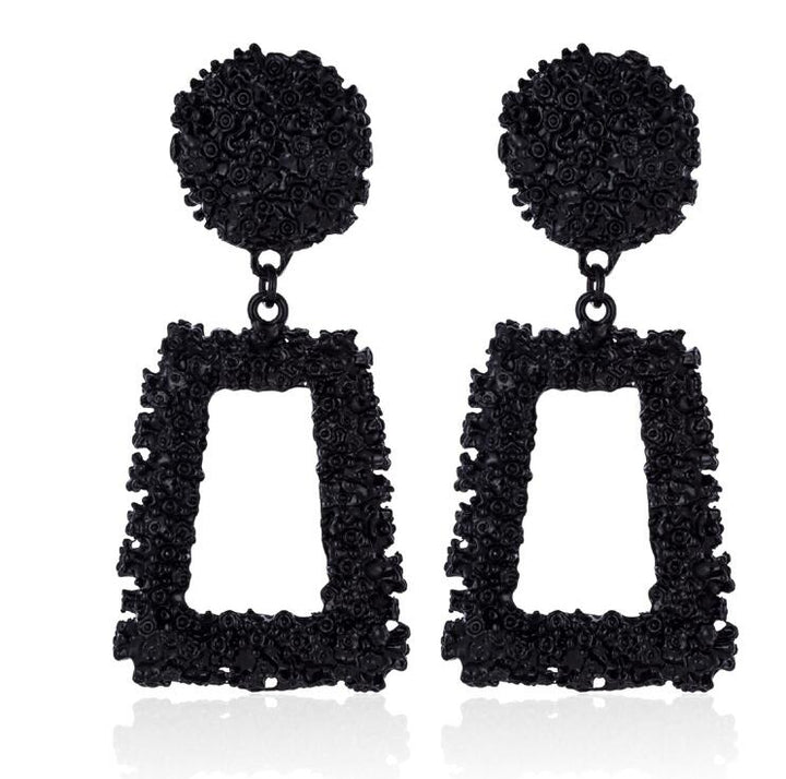 Cleodora | Geometric Drop Earrings