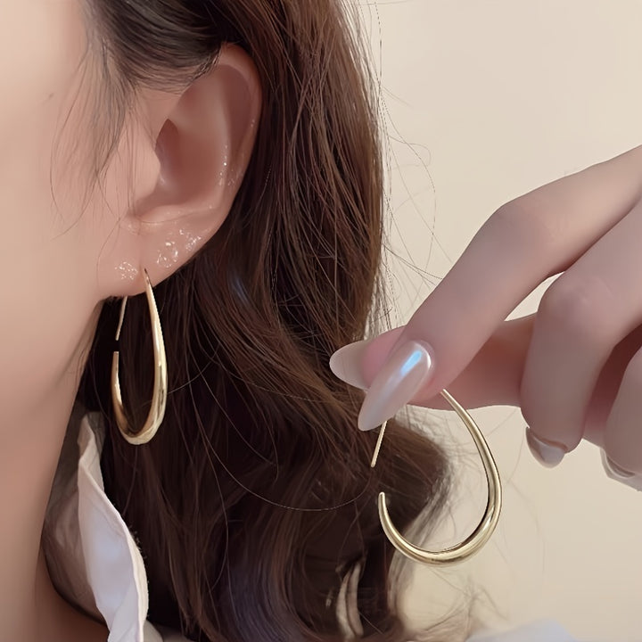 Calla | Open Hoop Earrings