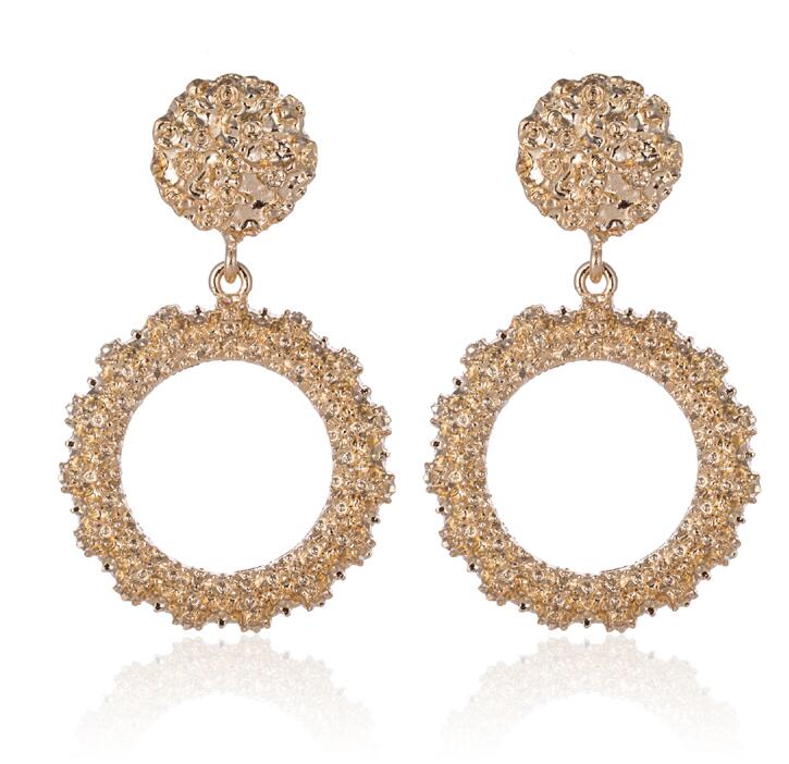 Cleodora | Geometric Drop Earrings