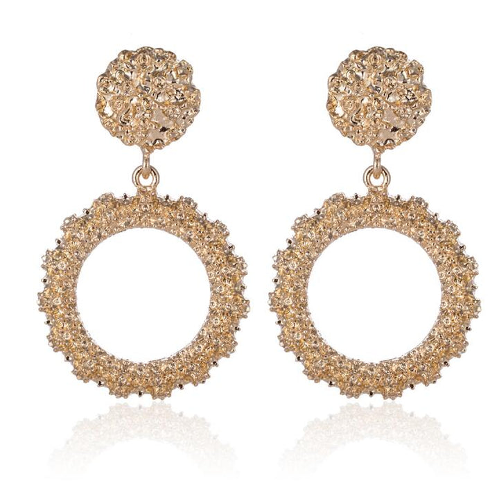 Cleodora | Geometric Drop Earrings