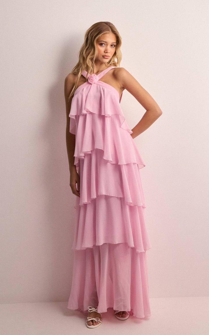 Maisie | Tiered Chiffon Dress
