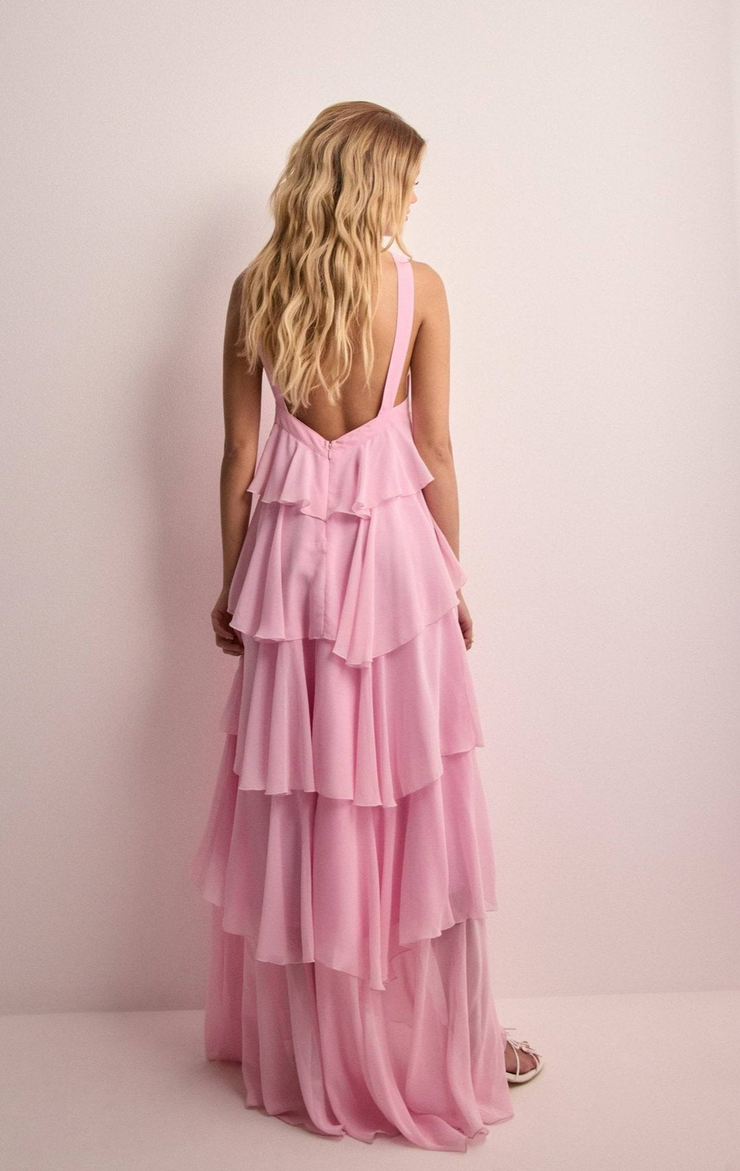 Maisie | Tiered Chiffon Dress