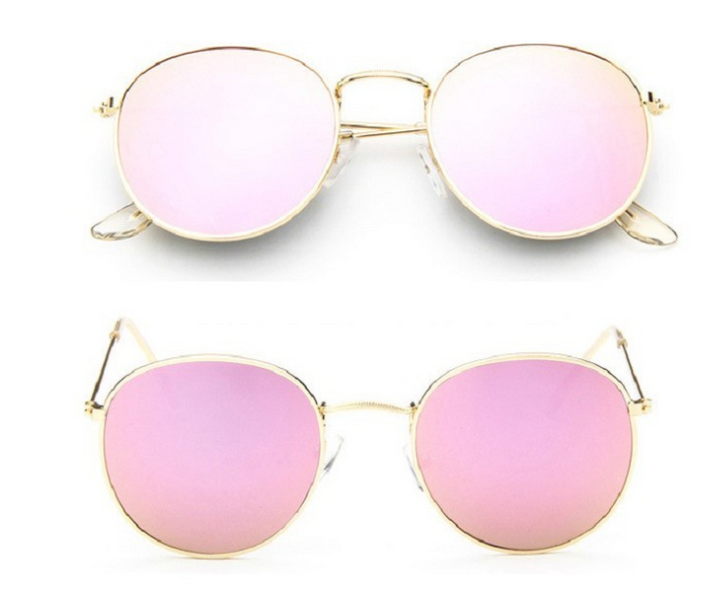 Ignis | Round Mirrored Metal Sunglasses