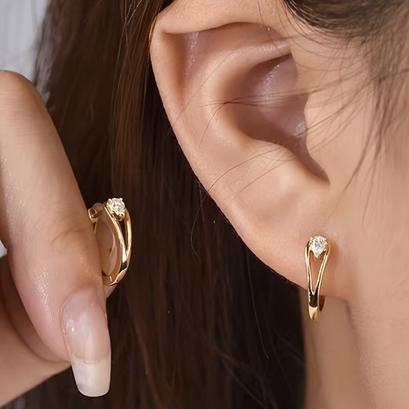 Iris | Circular Hoop Earrings