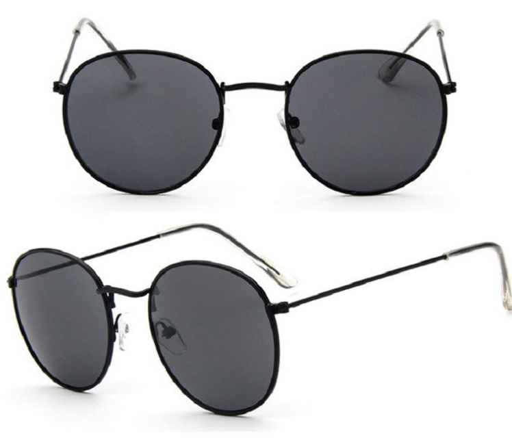 Ignis | Round Mirrored Metal Sunglasses