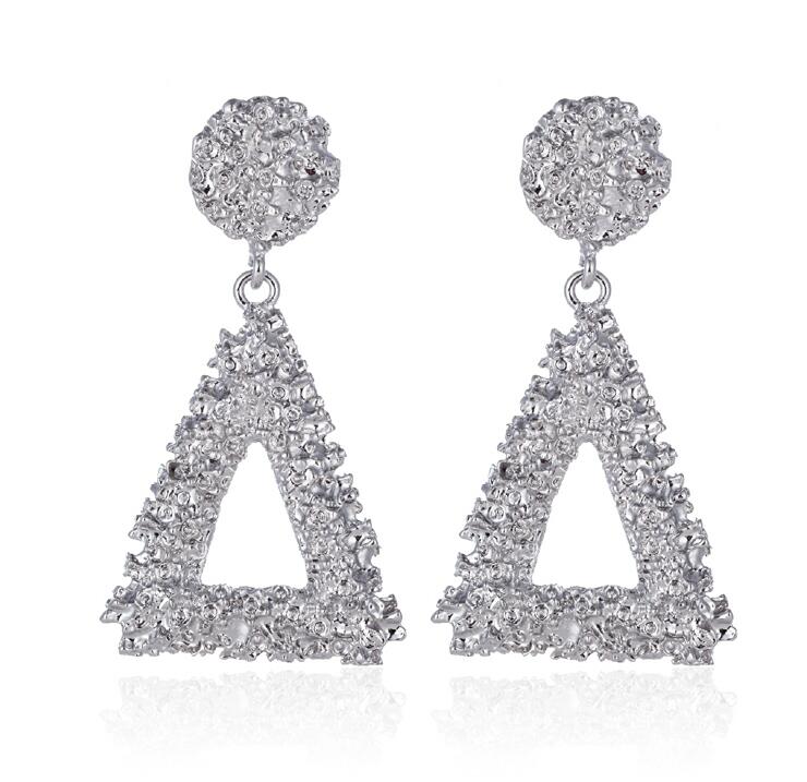 Cleodora | Geometric Drop Earrings