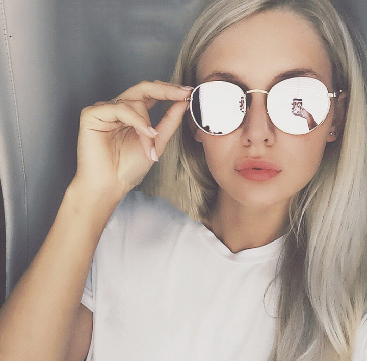 Ignis | Round Mirrored Metal Sunglasses