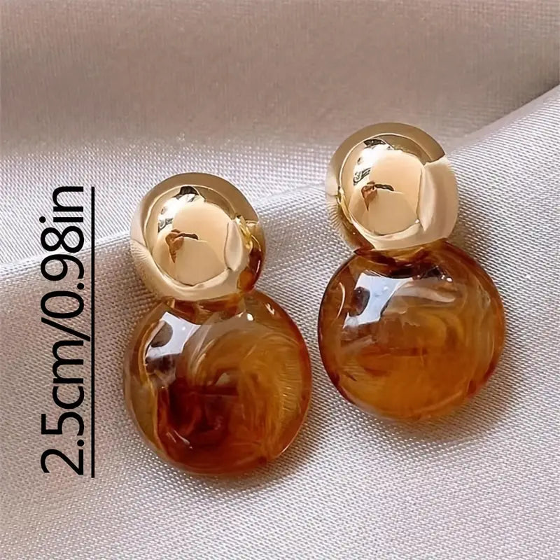 Adelvine | Amber Glow Studs
