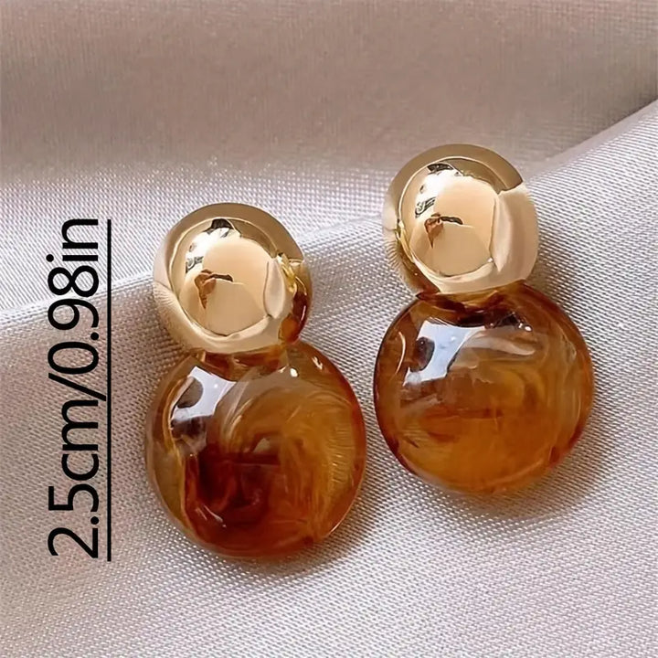 Adelvine | Amber Glow Studs