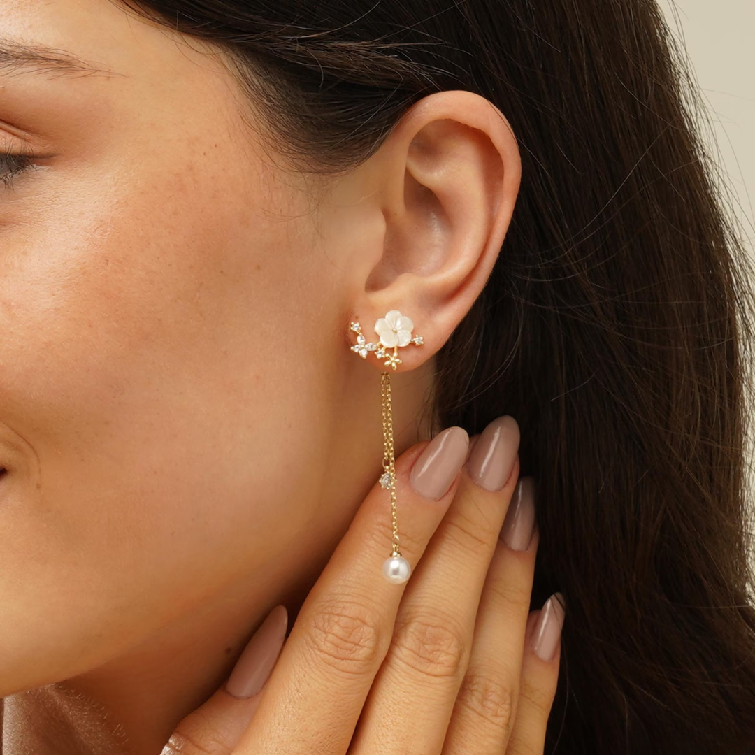 Fleuria Pearl Earrings