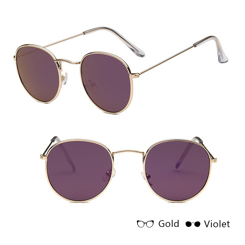 Ignis | Round Mirrored Metal Sunglasses