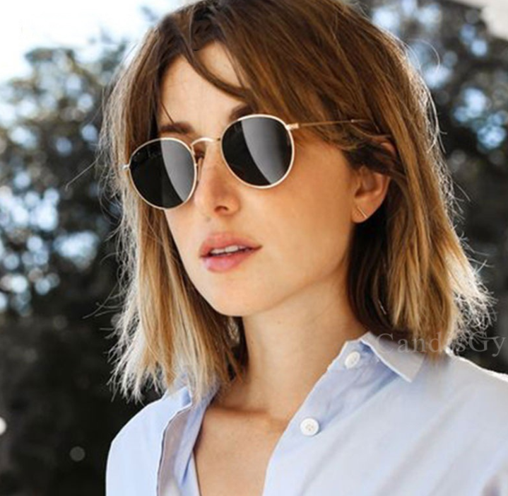 Ignis | Round Mirrored Metal Sunglasses