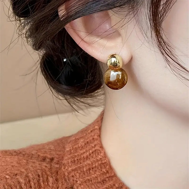 Adelvine | Amber Glow Studs