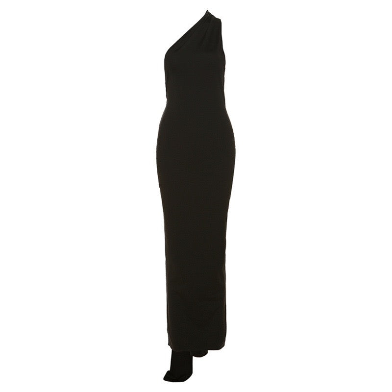 Scarletta | One-Shoulder Bodycon Maxi Gown