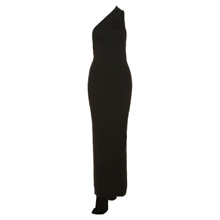 Scarletta | One-Shoulder Bodycon Maxi Gown