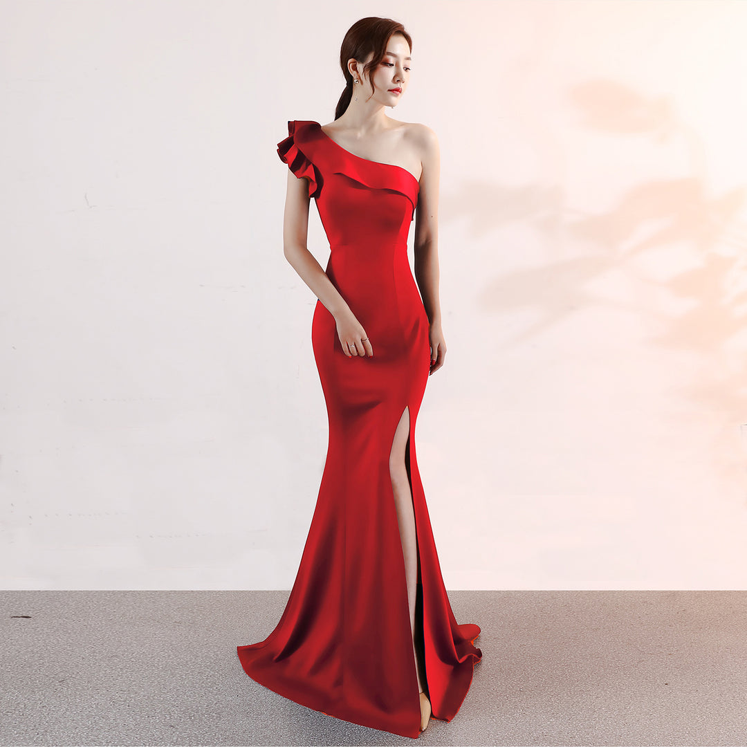 Cassiopeia | One-Shoulder Evening Gown