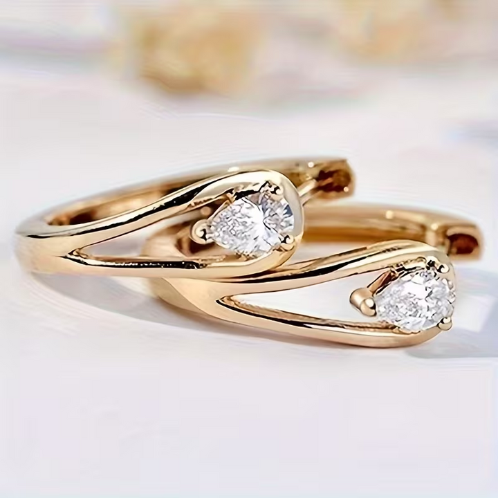 Iris | Circular Hoop Earrings