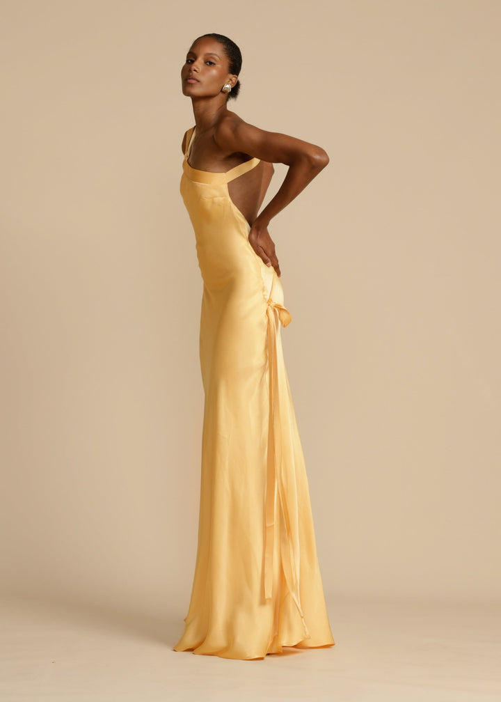 Novi | Radiant Satin Gown