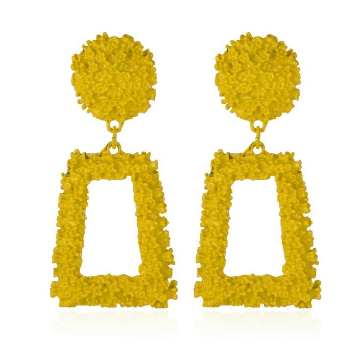 Cleodora | Geometric Drop Earrings