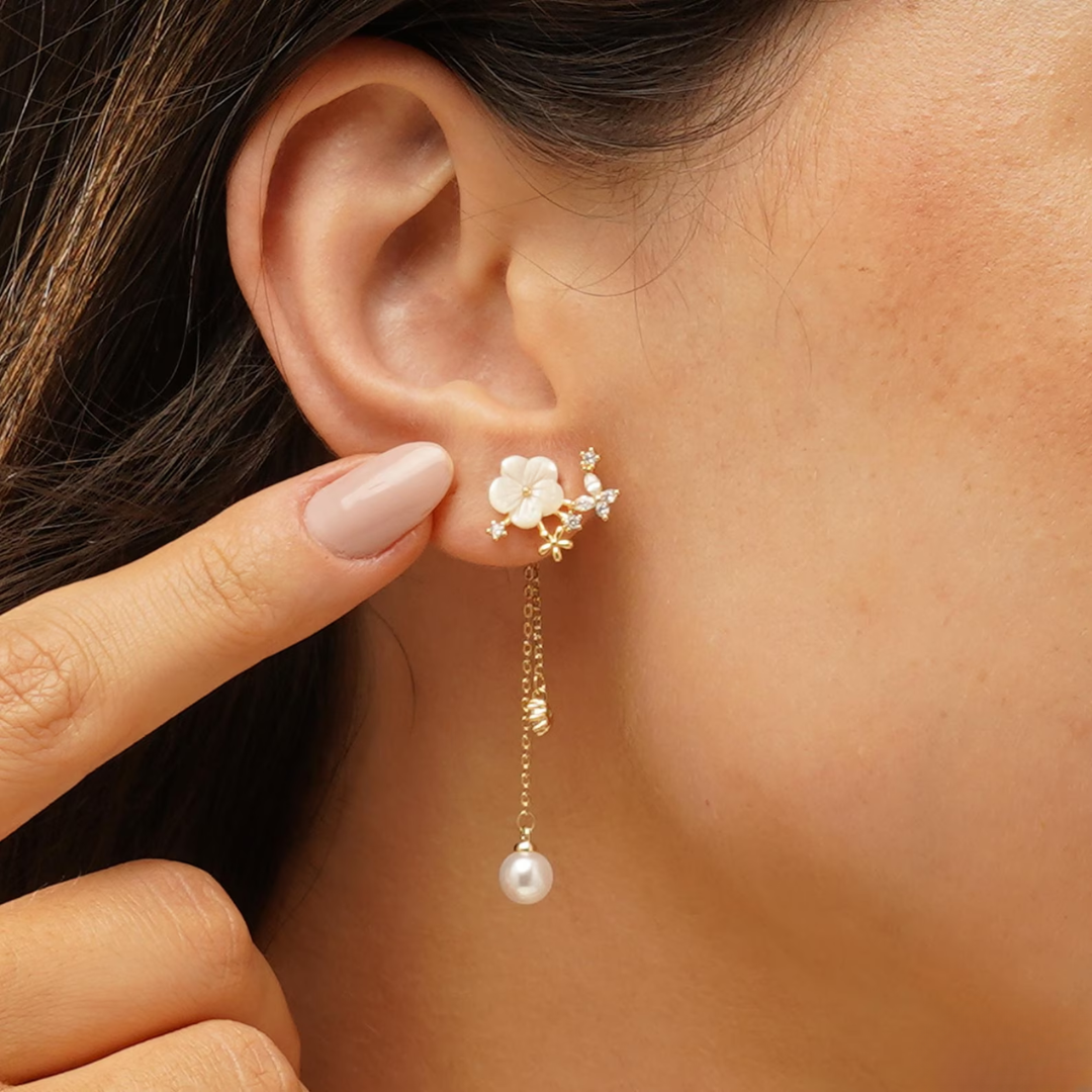 Fleuria Pearl Earrings