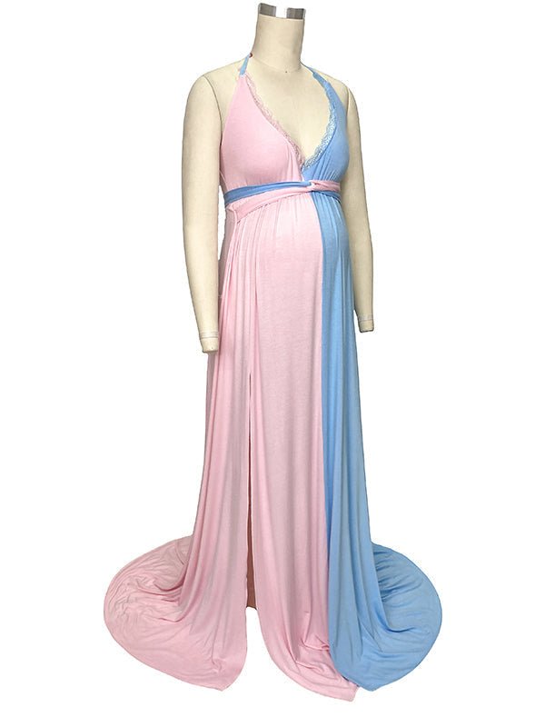 Freya | Split Tone Maternity Maxi Dress