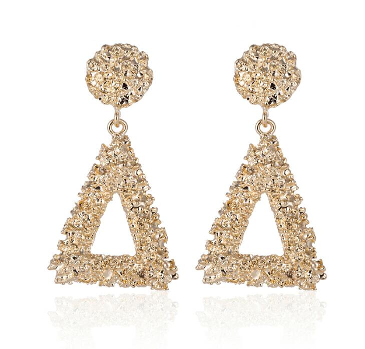 Cleodora | Geometric Drop Earrings