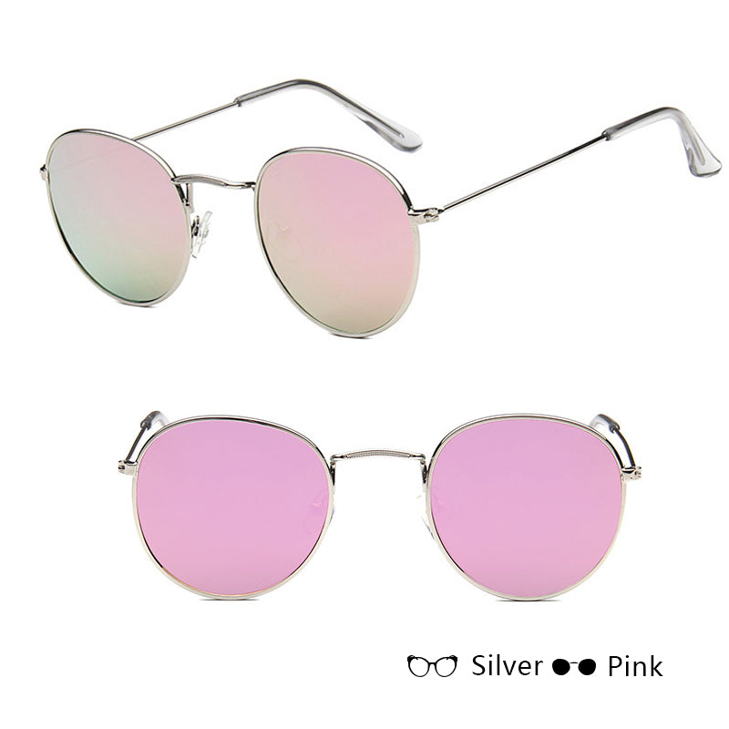 Ignis | Round Mirrored Metal Sunglasses