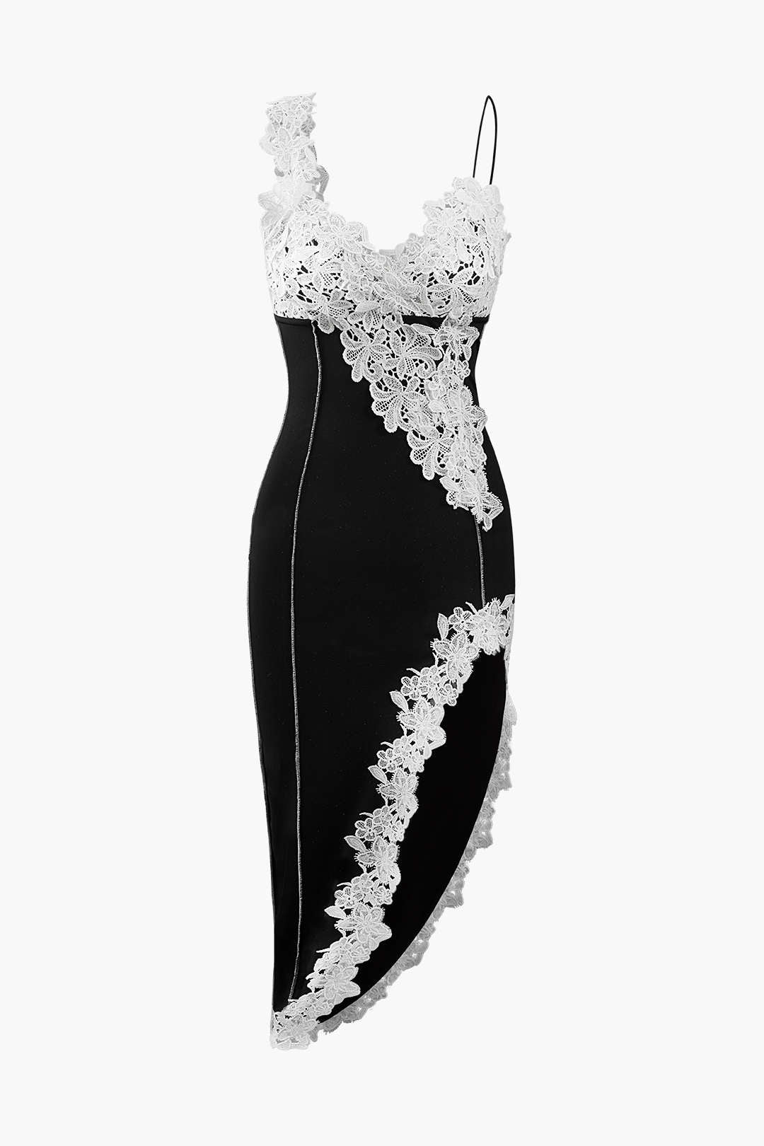 Elysian | Asymmetrical Slip Midi Dress