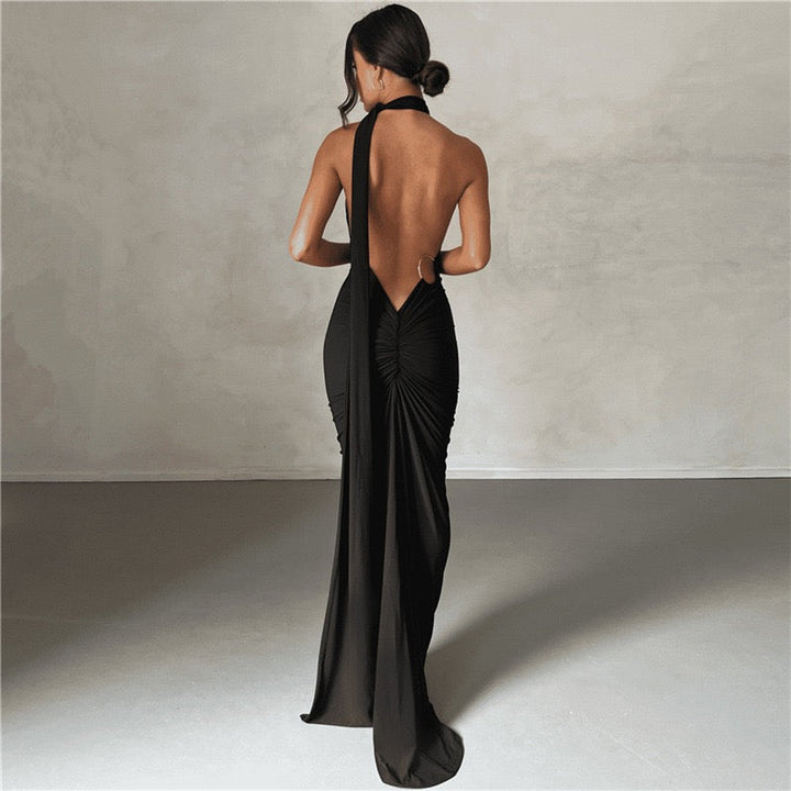 Scarletta | One-Shoulder Bodycon Maxi Gown
