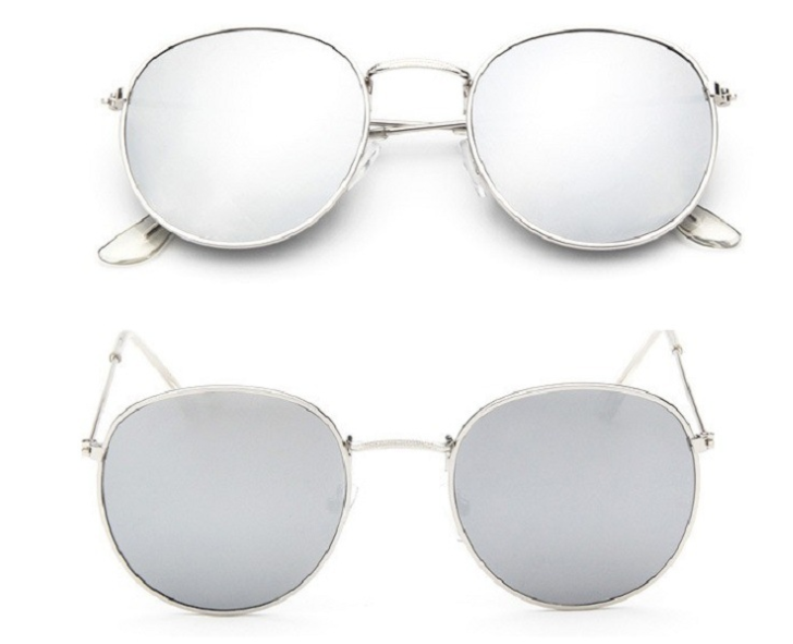 Ignis | Round Mirrored Metal Sunglasses