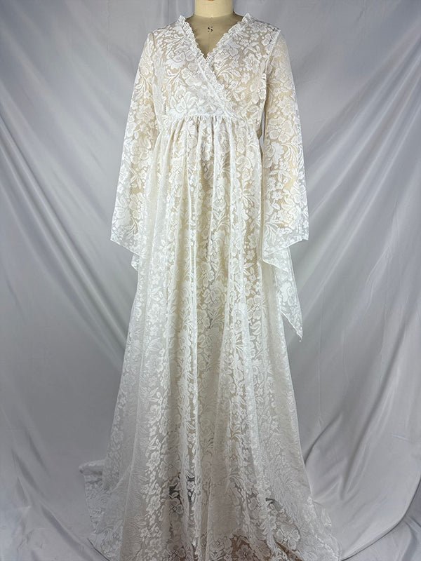 Willow | Boho Lace Maternity Maxi Dress