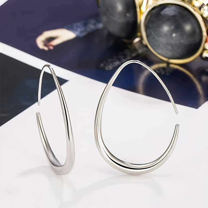 Calla | Open Hoop Earrings