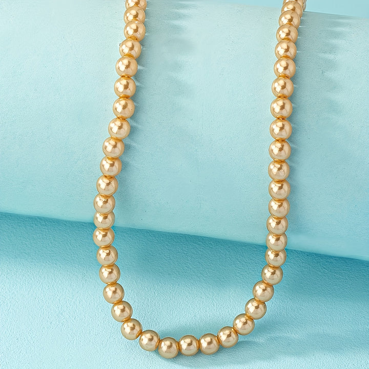 Margot | Classic Faux Pearl Choker Necklace