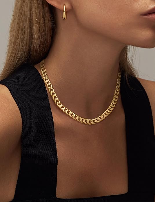 Kalvine | Luxe Thick Chain Necklace
