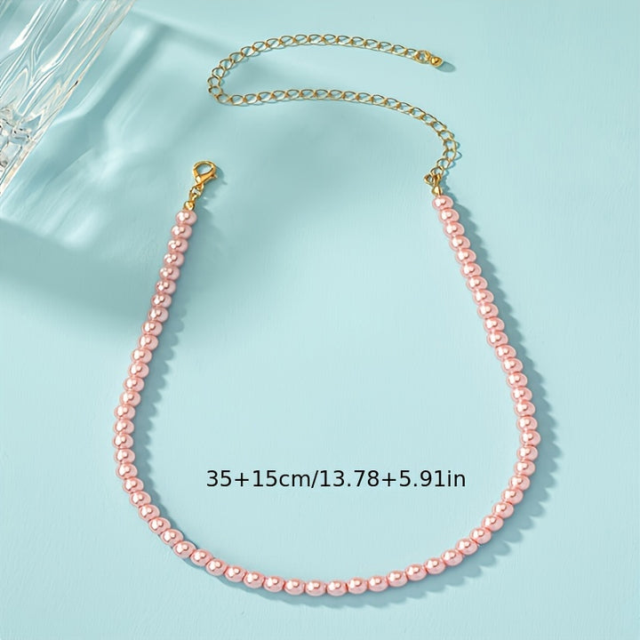 Margot | Classic Faux Pearl Choker Necklace