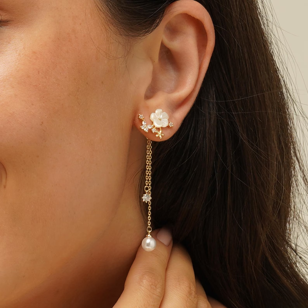 Fleuria Pearl Earrings